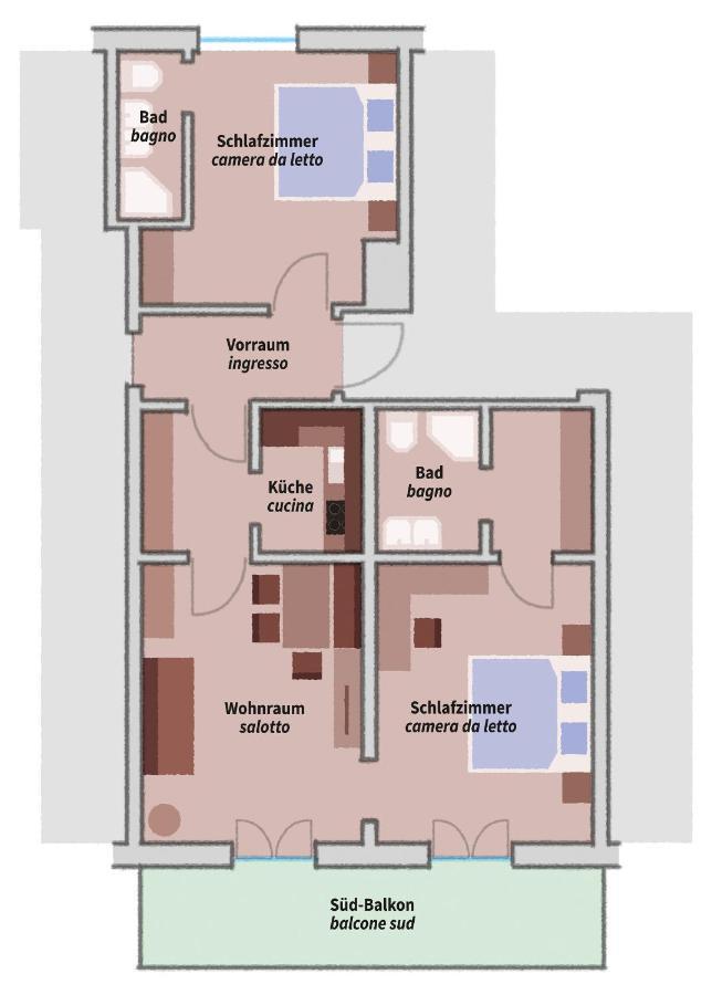 Hotel-Garni Appartement Gartenheim Schenna Eksteriør billede